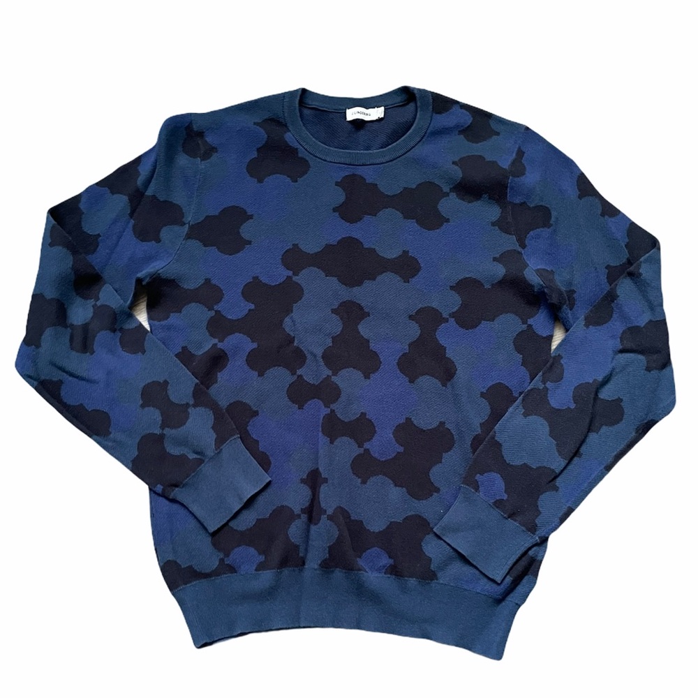 J. Lindeberg Men’s Kane Camo Knit Sweater | Size M